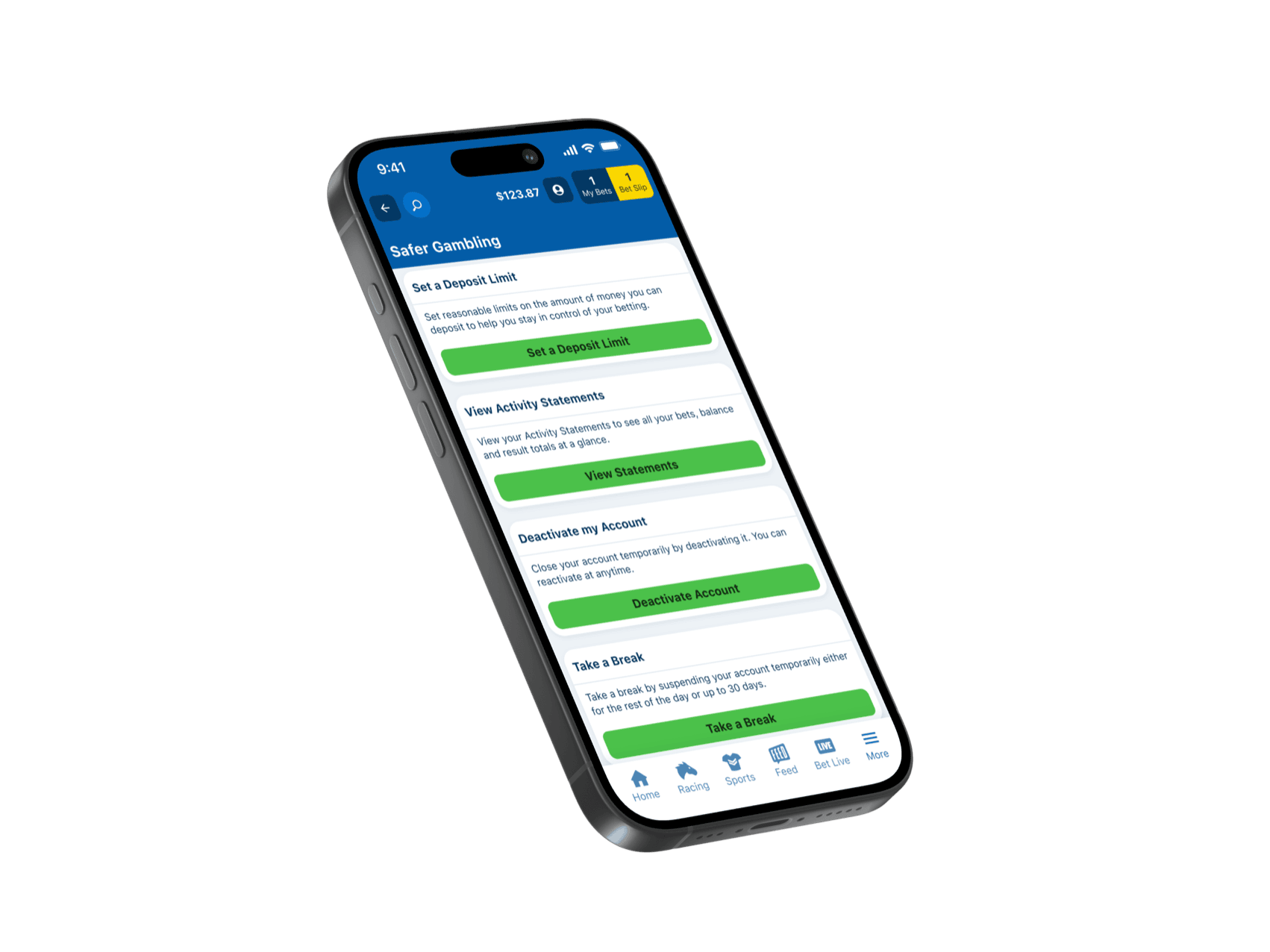 Safer Gambling Phone