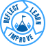 Reflect Learn Improve icon