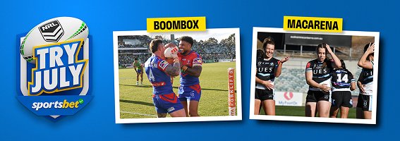 NRL Try July initiative banner